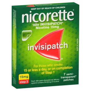 Nicorette Quit Smoking 16hr Invisipatch 15mg