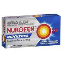 Nurofen Quickzorb Pain Relief Caplets 48 pack