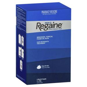 Regaine Men's Extra Strength Foam Hair Regrowth Treatment 4 x 60g