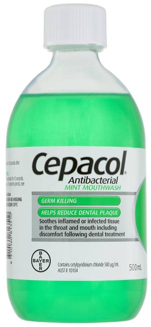 Cepacol Mouthwash Mint 500mL