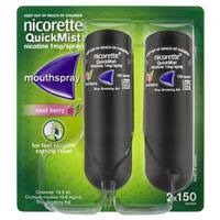 Nicorette Quit Smoking Mouth Spray 13.2mL x 2