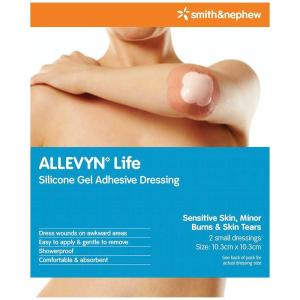 Allevyn Life Small 10.3cm X 10.3cm 2 Pack