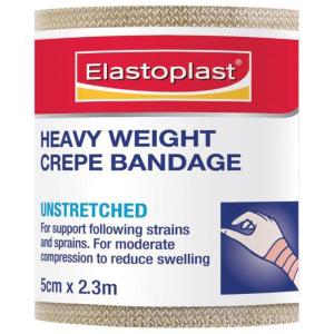 Elastoplast Crepe Heavy Weight Bandage 5 x 2.3m