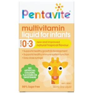 Pentavite Multivitamin Liquid For Infants Tropical Flavour