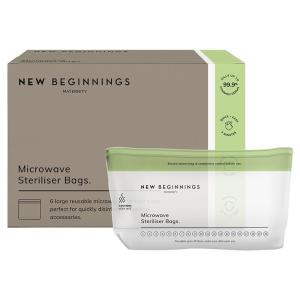 New Beginnings Microwave Steriliser Bag 6 Pack