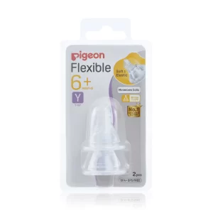 Pigeon Flexible Peristaltic Teat Y 2pcs