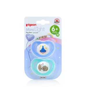 Pigeon Minilight Pacifier Twin Pack Medium