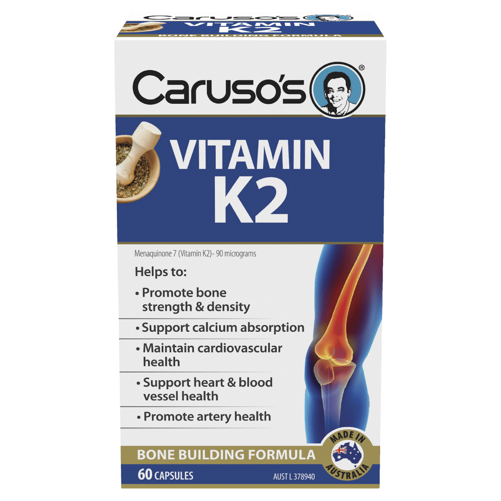 Buy Caruso's Vitamin K2 60 Capsules Bone Health Online Discount Chemist