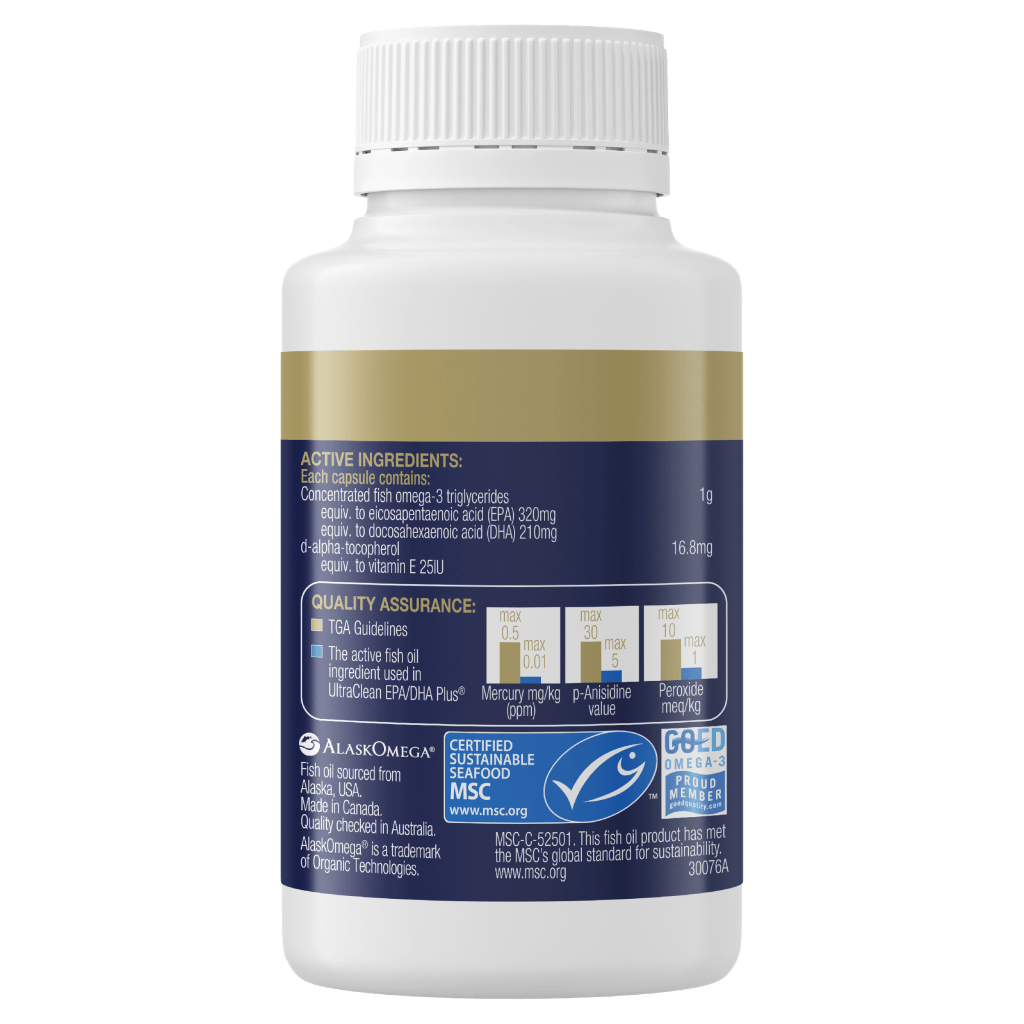 Buy BioCeuticals UltraClean EPA/DHA Plus 60 Capsules Fish Oil